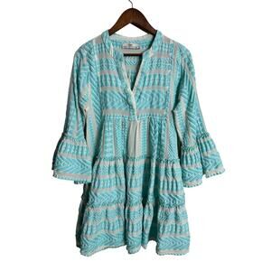 Devotion TWINS Blue and White Mini Dress